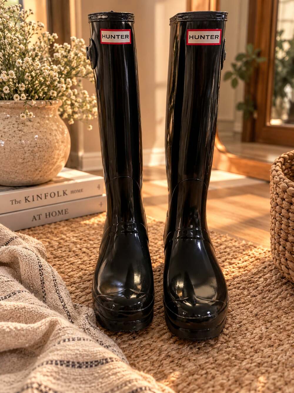 Hunter Original Wellington Olive Green Rain boots